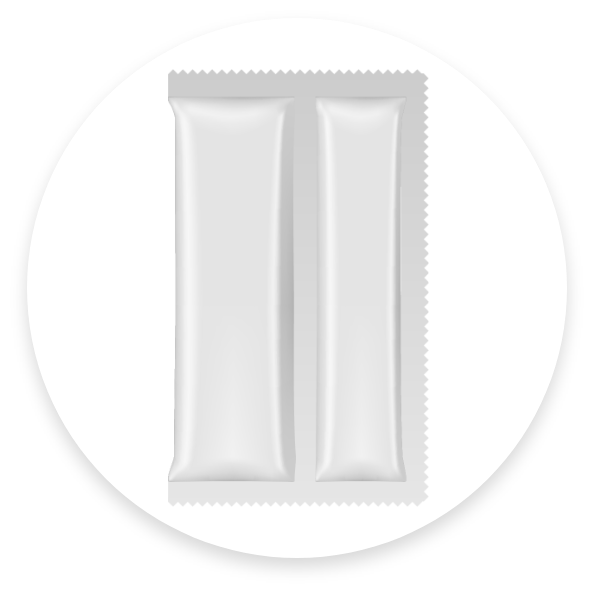 ソース・たれ・ドレッシングなど液体調味料の充填は小ロット対応可能なサンキョーヒカリの容器一覧②小袋／ペアパック