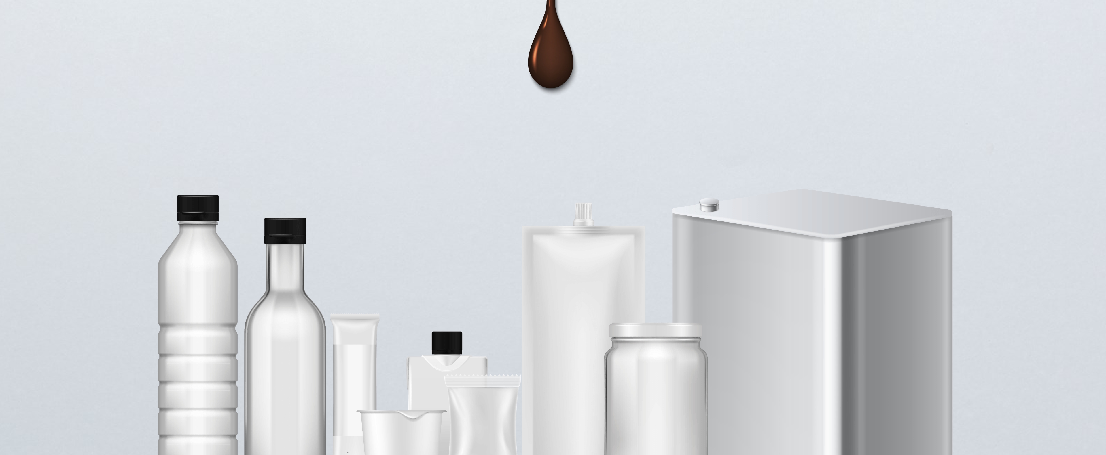 ソース・たれ・ドレッシングなど液体調味料の小袋・ポーションカップ・スタンドパウチへの充填容器