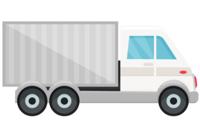 ソース・たれ・ドレッシング等の調味料や、ゼリー・健康食品のOEM･PB開発を小ロットから対応できるサンキョーヒカリの商品化までの流れの図⑥梱包・出荷のアイコン